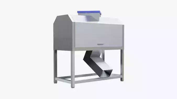 Olive Pitter Machine Low-poly 3D model