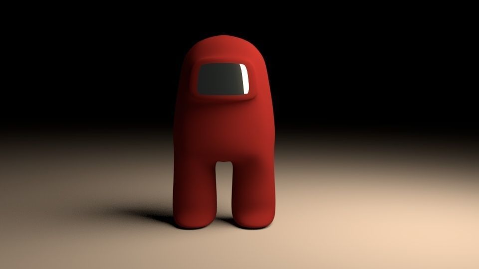 Among Us With Rigged Low-poly 3D model_2