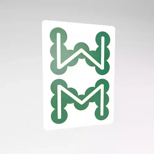 Mahjong v1 031 Low-poly 3D model