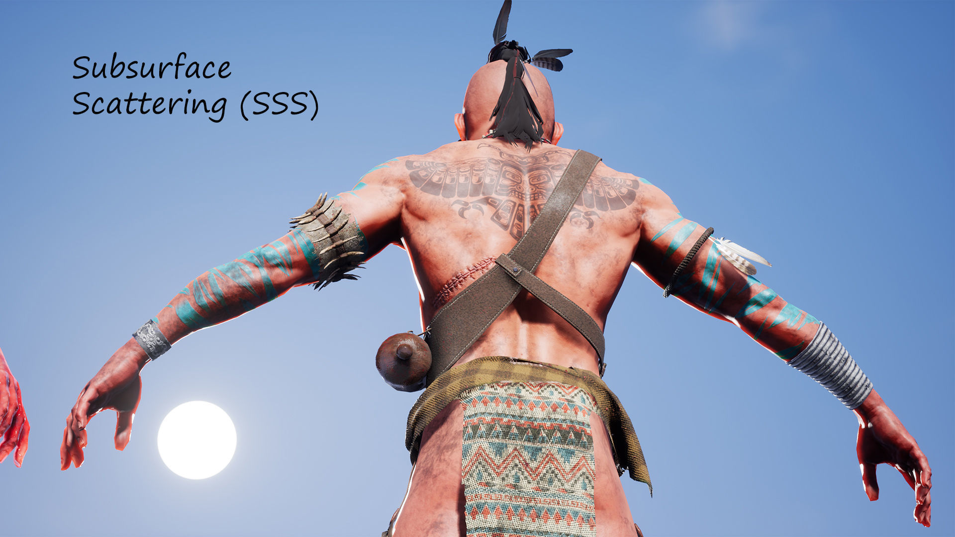 Native American Low-poly 3D model_26