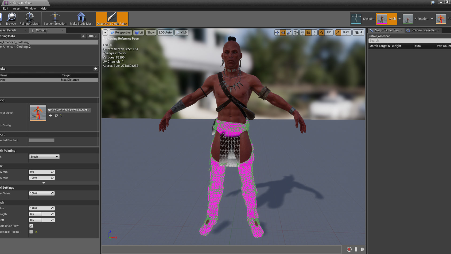 Native American Low-poly 3D model_23