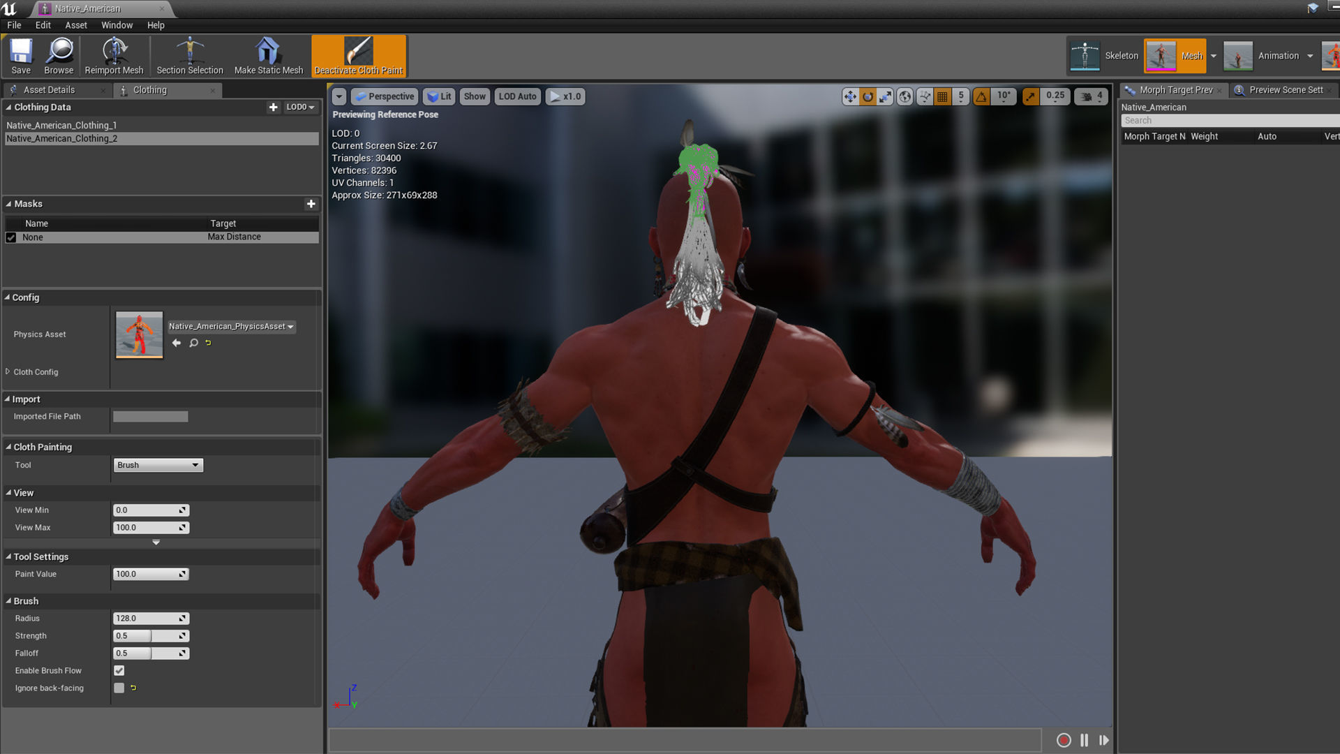 Native American Low-poly 3D model_24