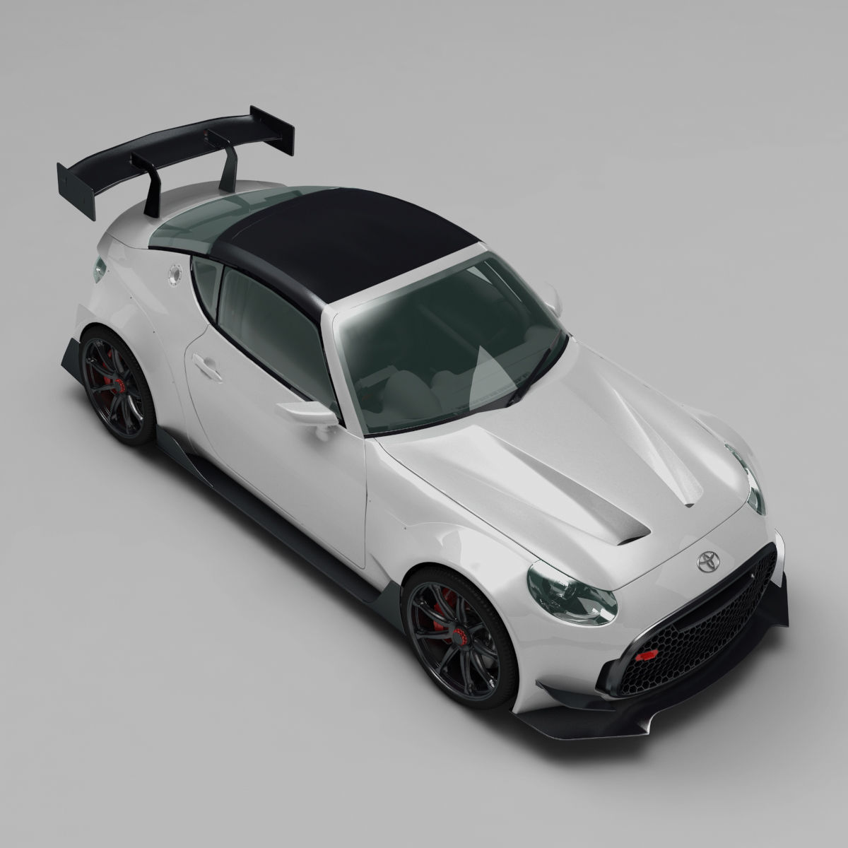 Toyota S-FR Racing Concept Car 3D model | CGTrader