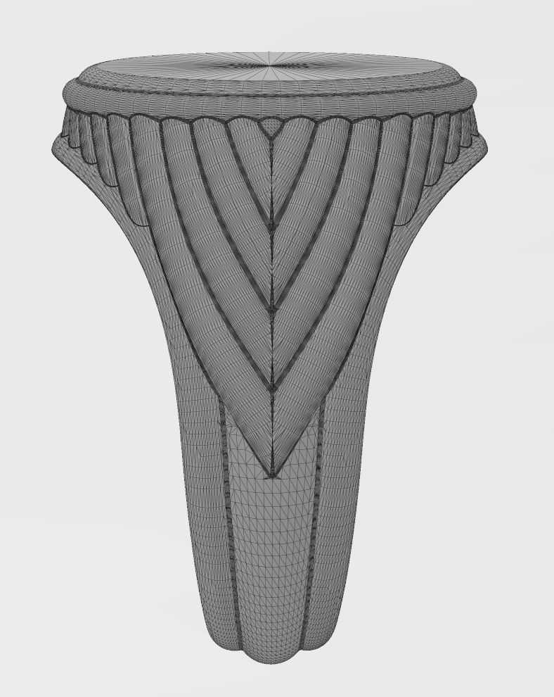 Round rope pattern signet Ring 3D print model_17