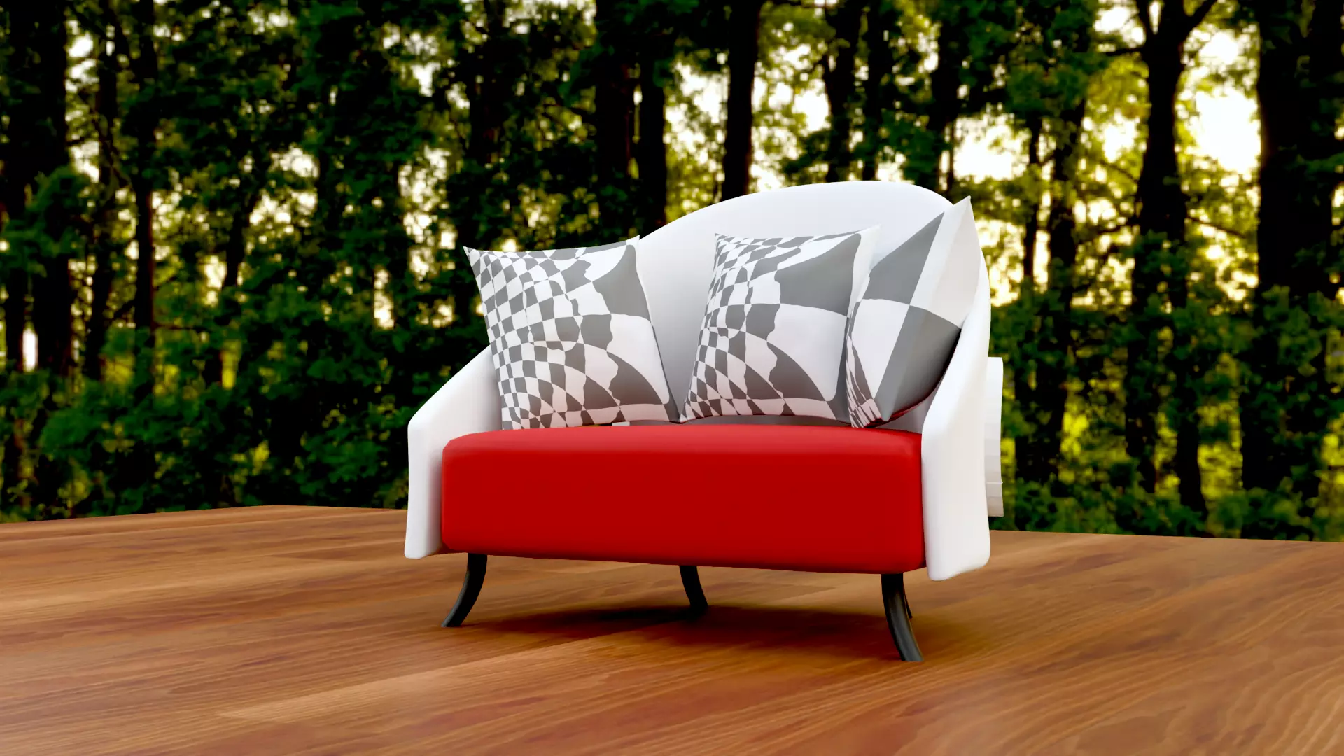 Cushion Chair Free 3D model