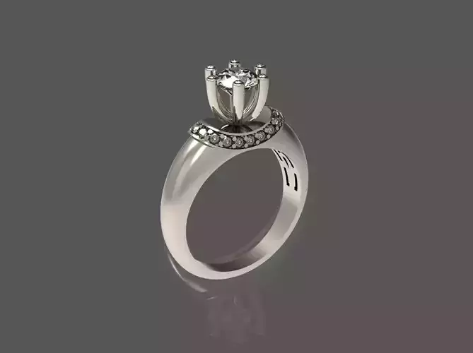 Soliter ring 3D print model