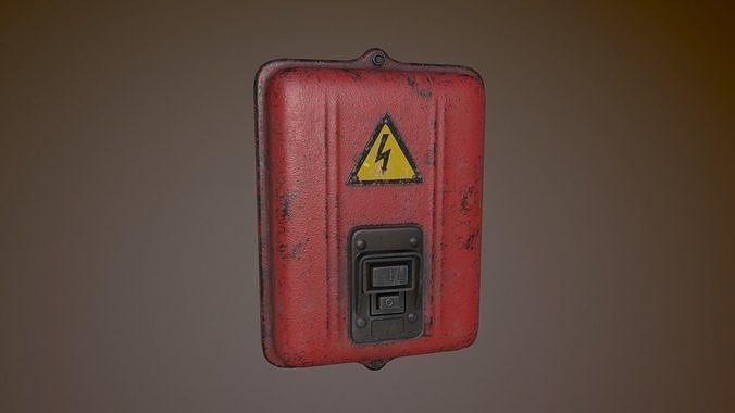 Small Switchboard Low-poly 3D model