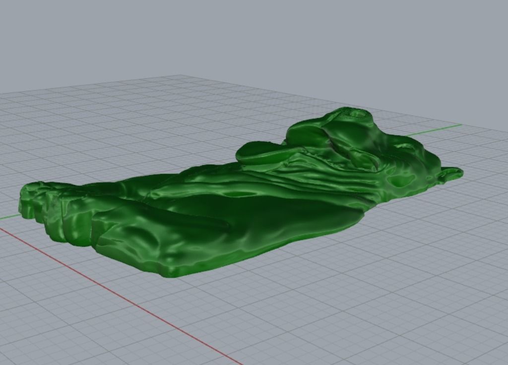 Bas relief Pitbull dog  3D print model_3