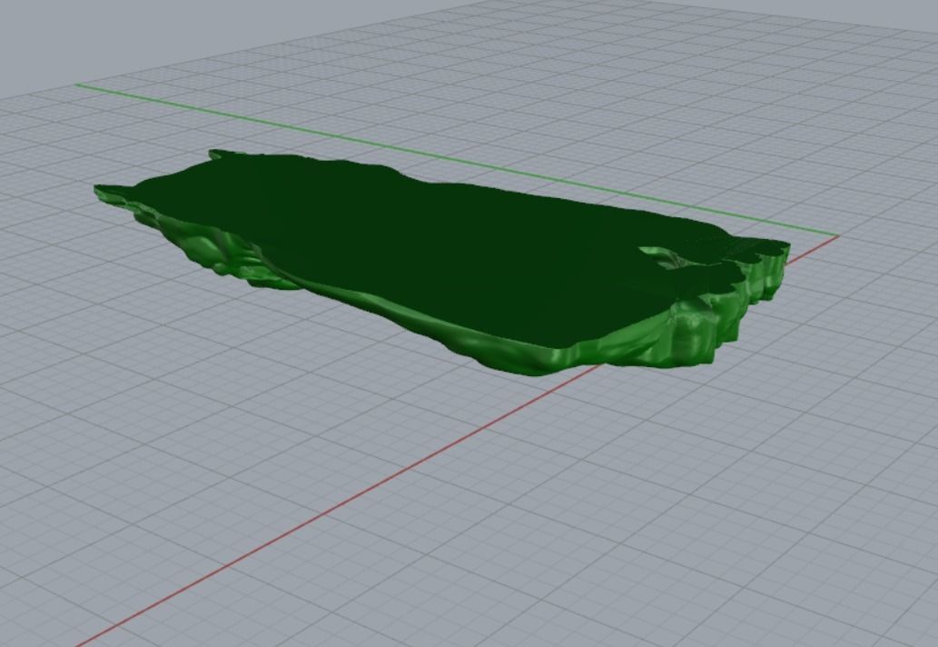 Bas relief Pitbull dog  3D print model_2