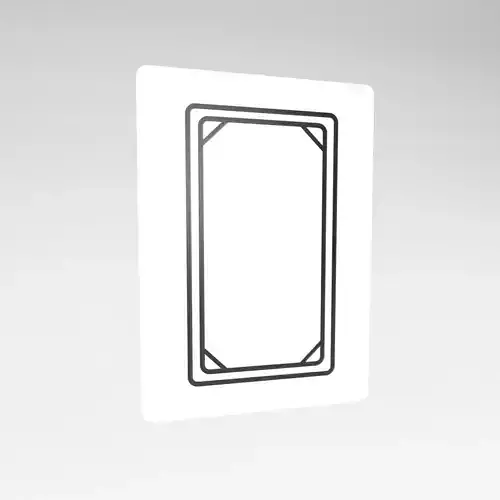Mahjong v1 042 Low-poly 3D model