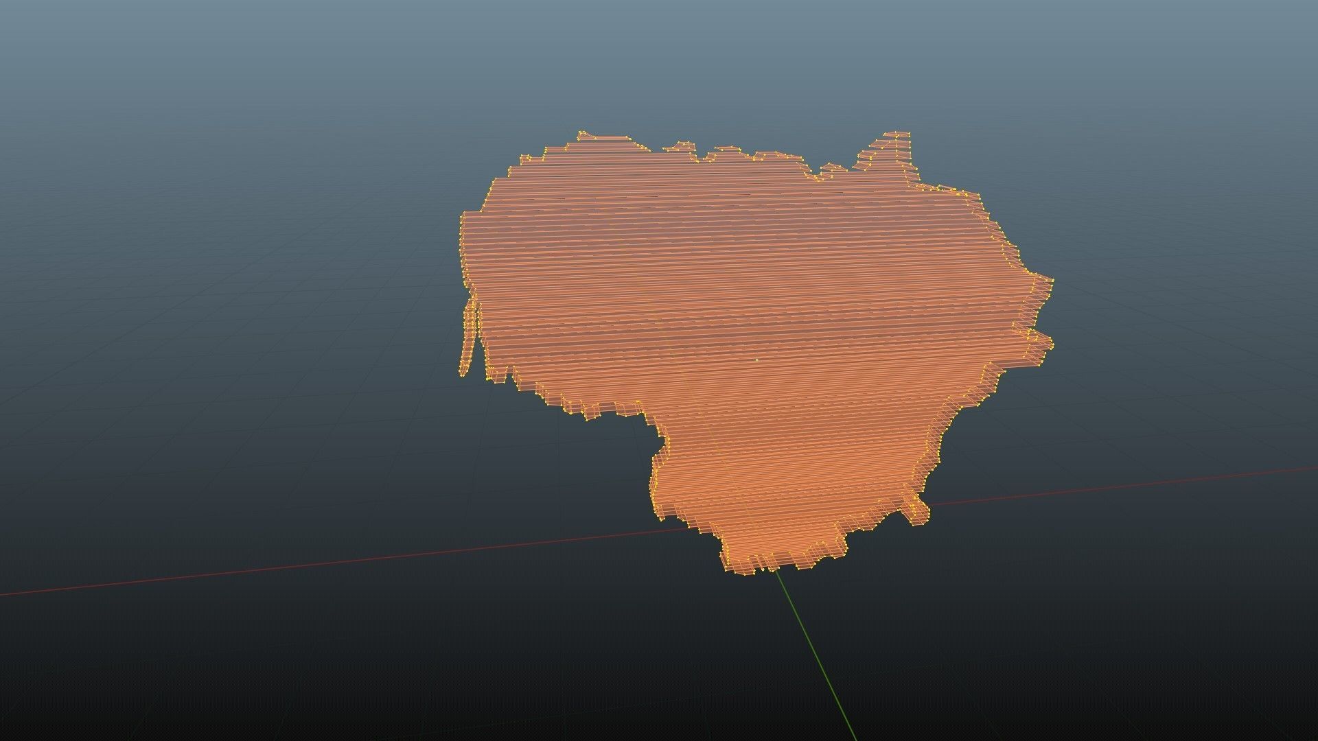 Lithuania map symbols 1 Low-poly 3D model_4
