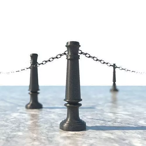 cover three fence posts Free 3D model