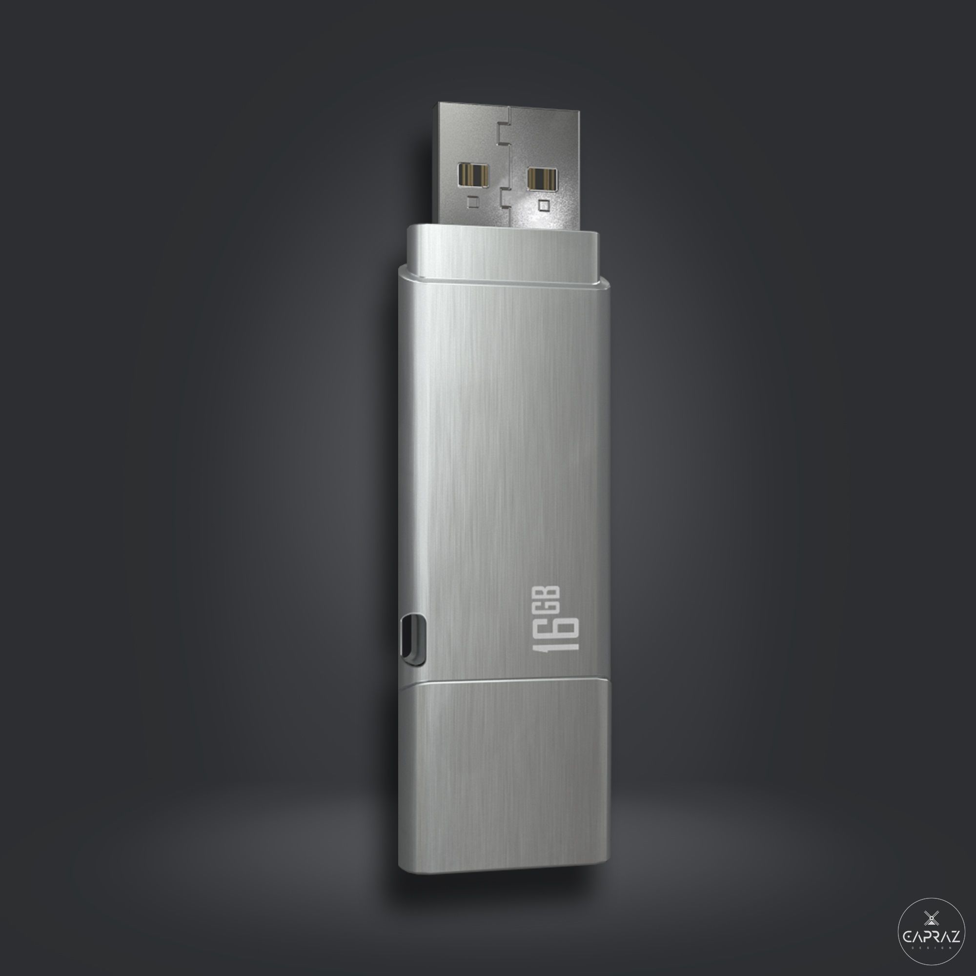 USB Flash Data Traveler - RC - Game Ready Low-poly 3D model_19