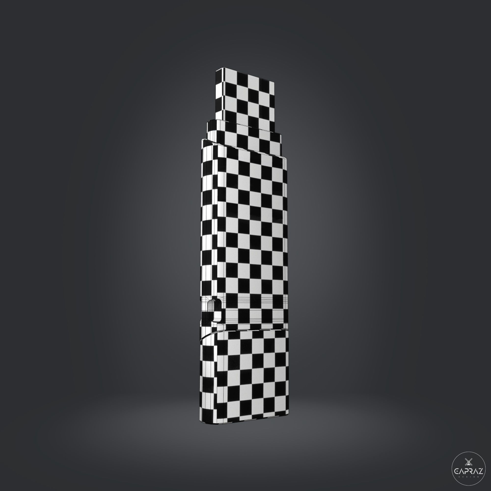 USB Flash Data Traveler - RC - Game Ready Low-poly 3D model_16