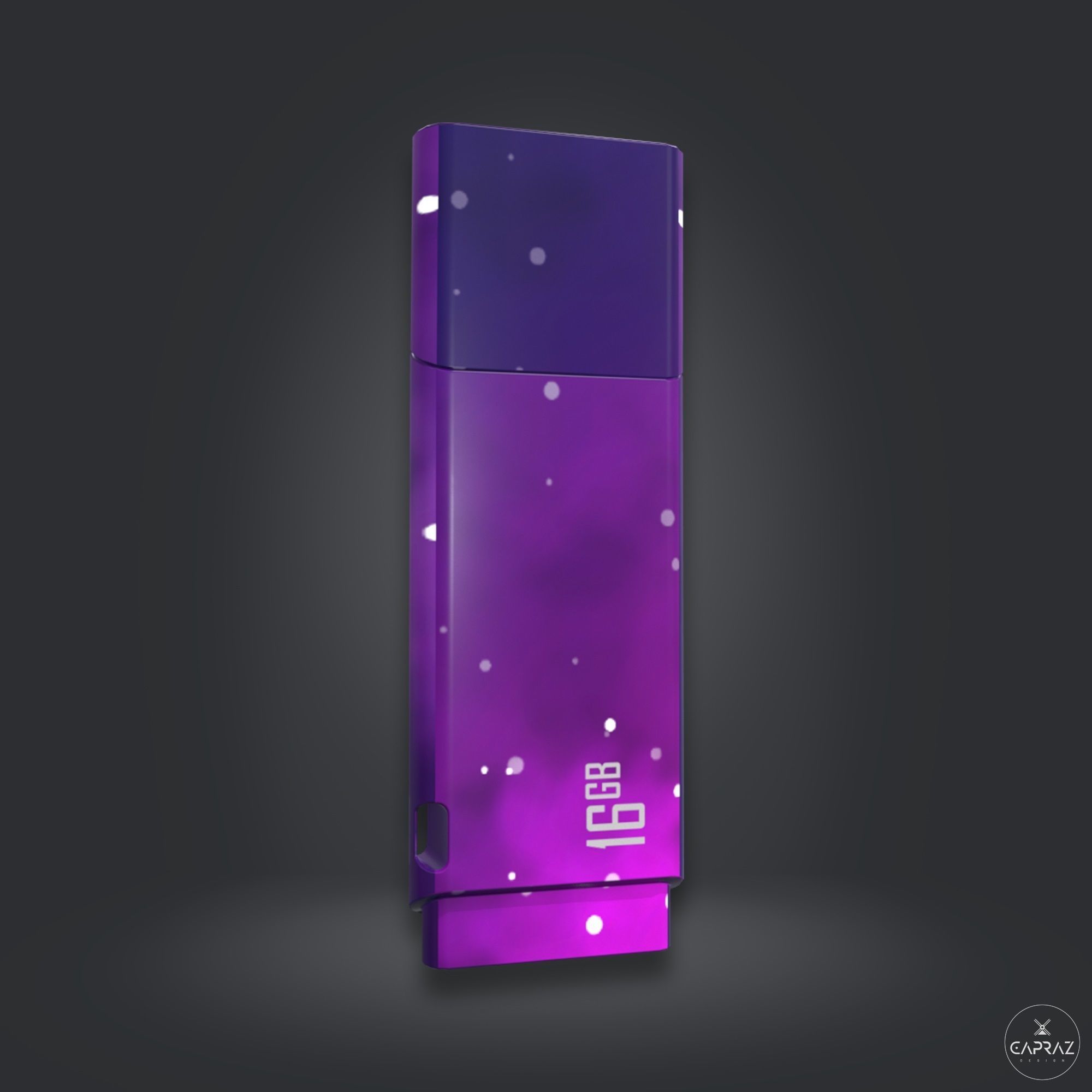 USB Flash Data Traveler - RC - Game Ready Low-poly 3D model_28