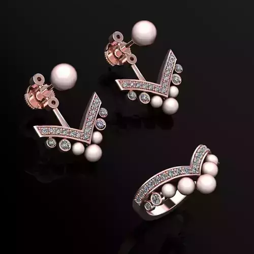 Ring and Earrings 133