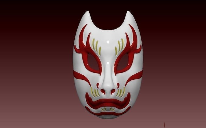 Ghost Of Tsushima - Tomoe Kitsune Mask 3D print model