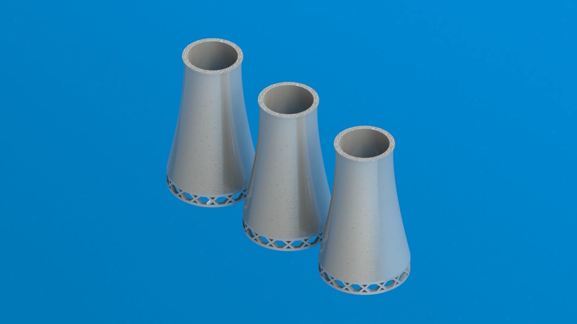 Cooling Tower  3D print model_2