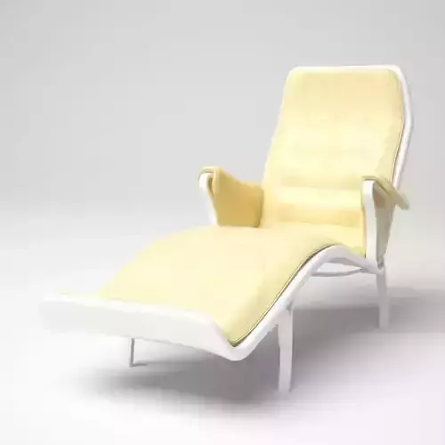 White modern lounge armchair 24 am5