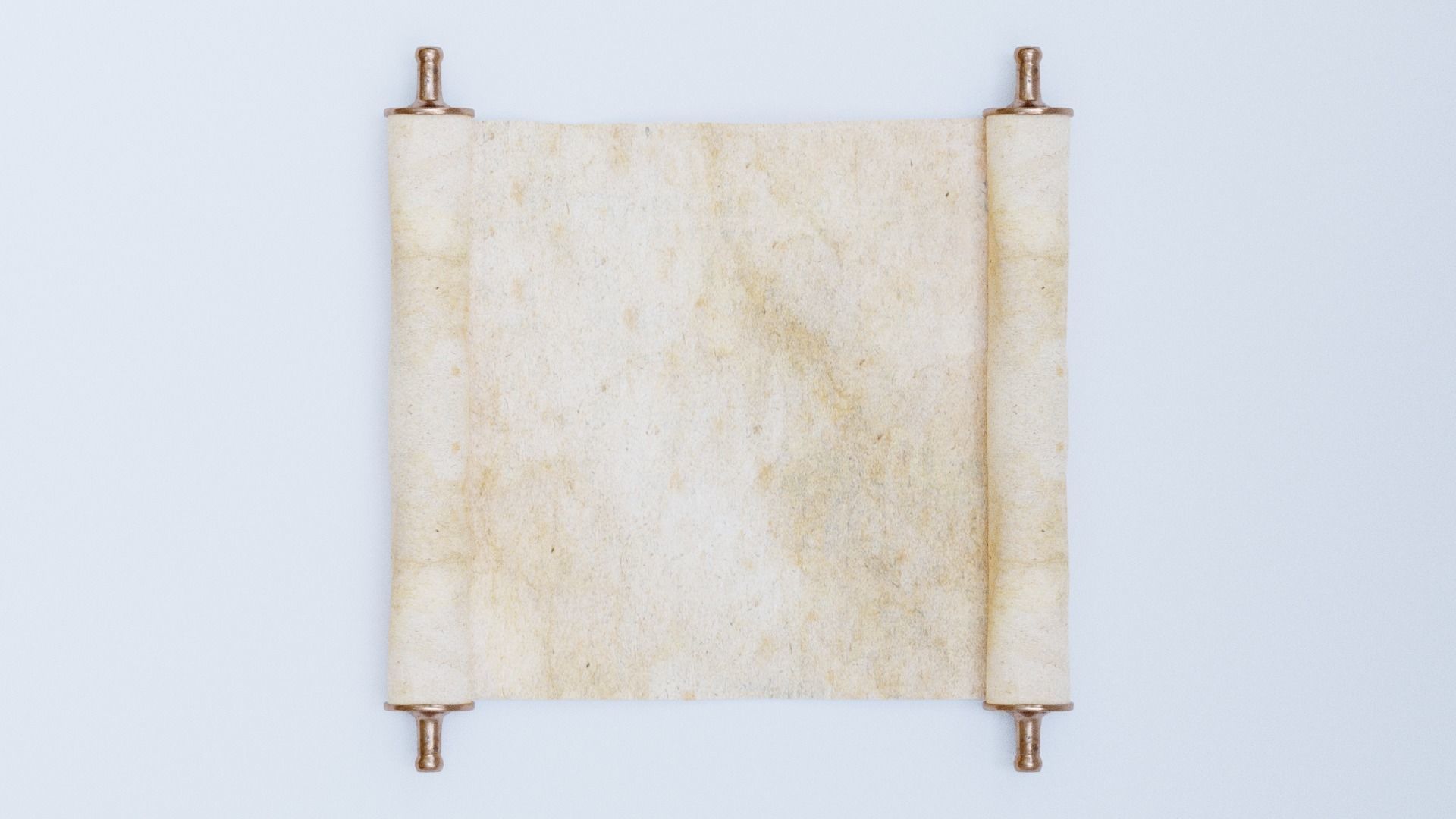 Old Scroll 3D model PBR 3D model_2