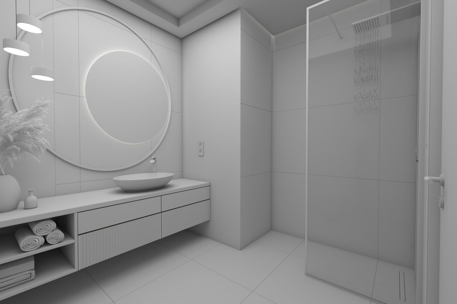 Bathroom Interior  3D model_5