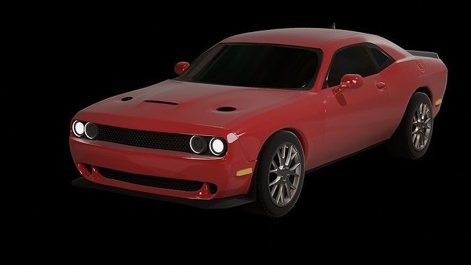 Dodge challenger SRT 2015 3D model