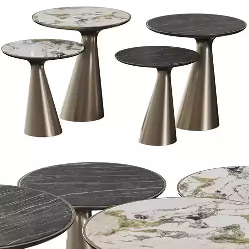 Cattelan Italia Peyote Keramik Coffee and Side Tables