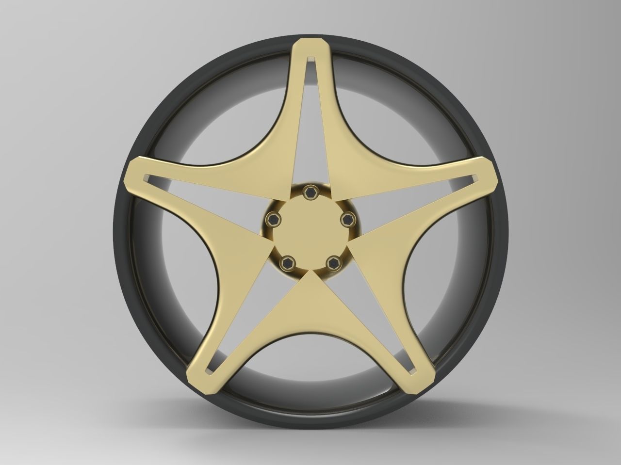 Car Rim 3D model_6