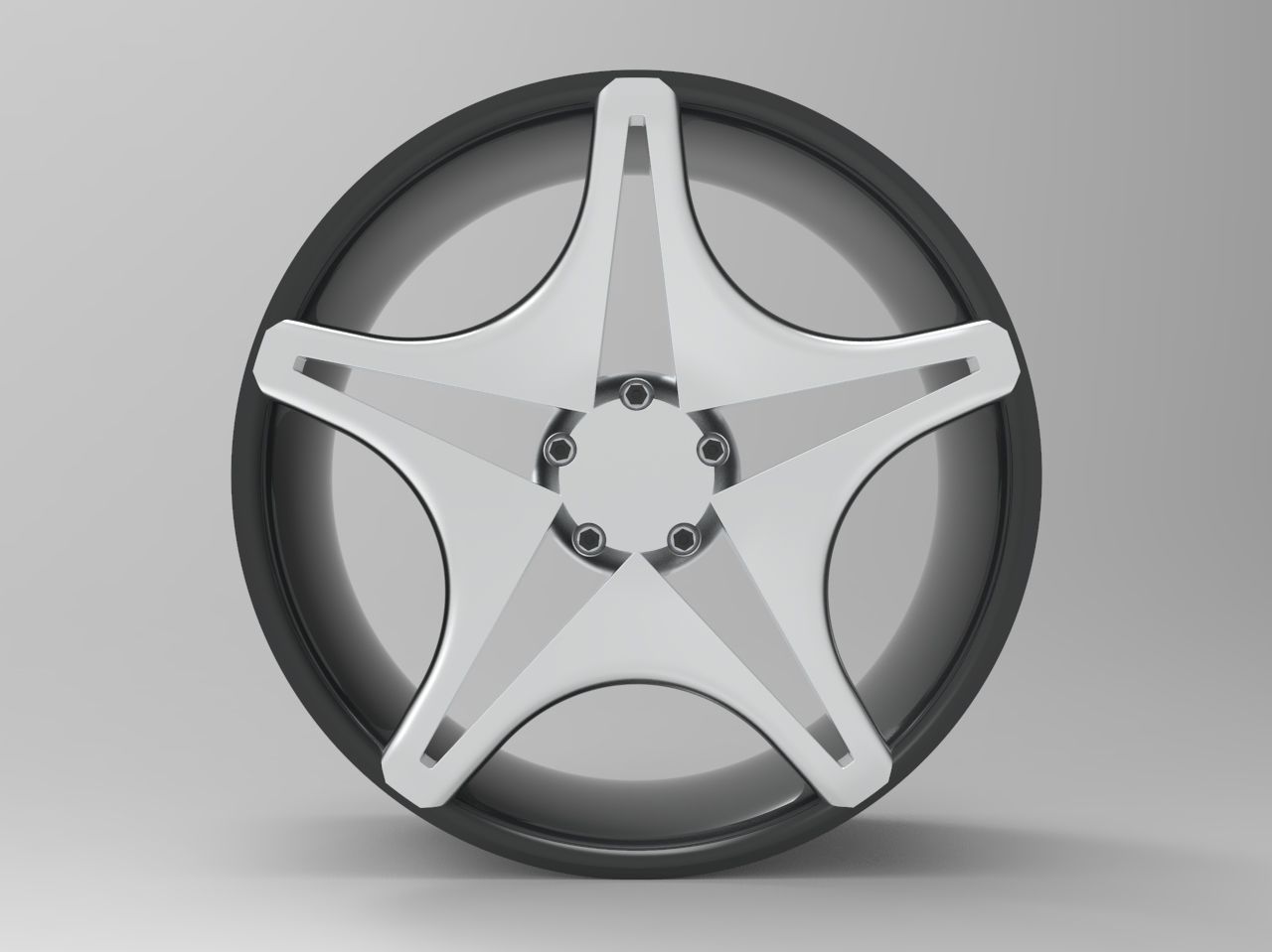 Car Rim 3D model_5