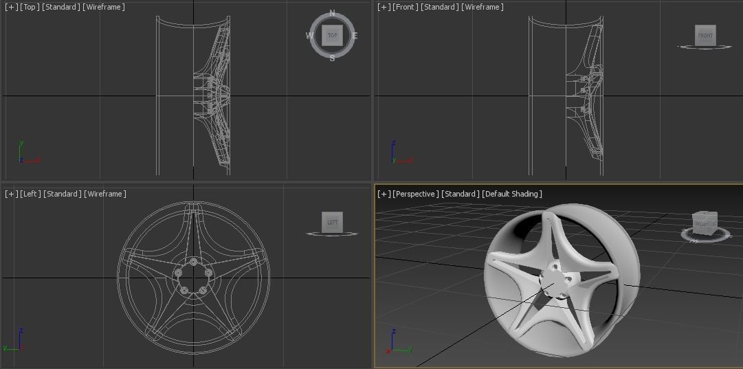 Car Rim 3D model_8