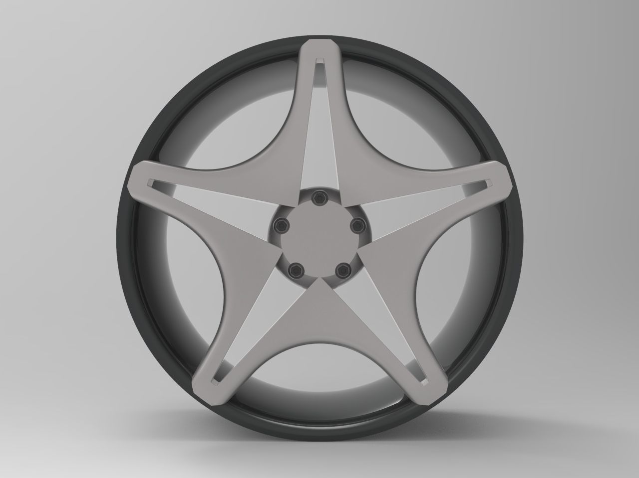 Car Rim 3D model_4