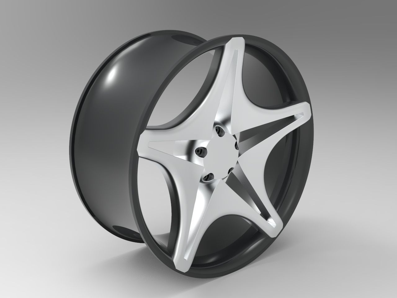 Car Rim 3D model_1