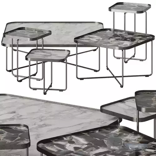 Cattelan Italia Benny Coffee and Side Tables