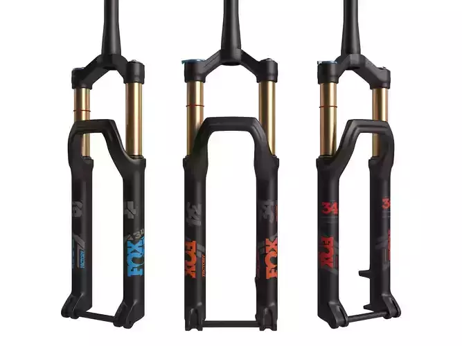 Bike Fork FOX Suspension 3D model