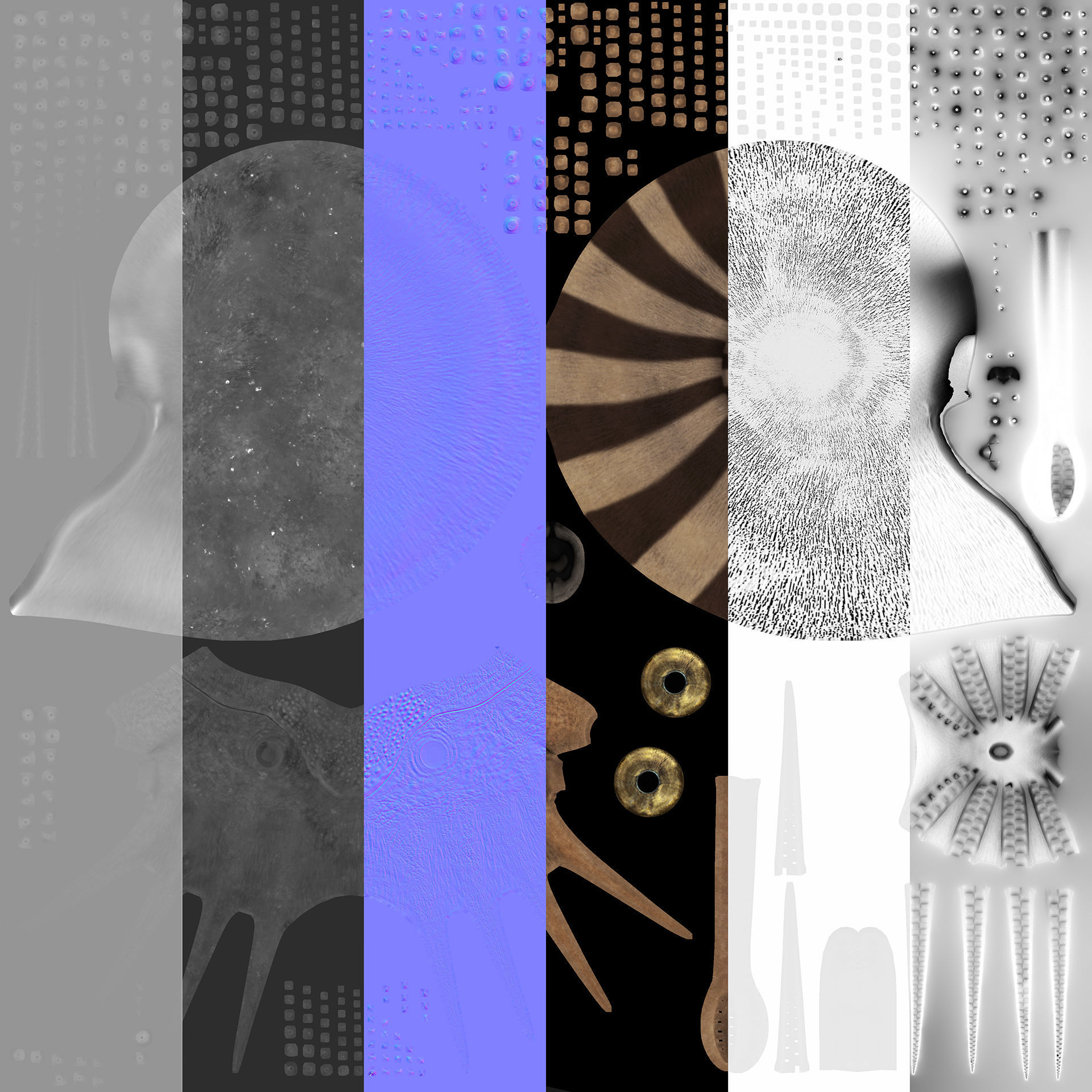 Extinct animals pack version 12 3D model_15