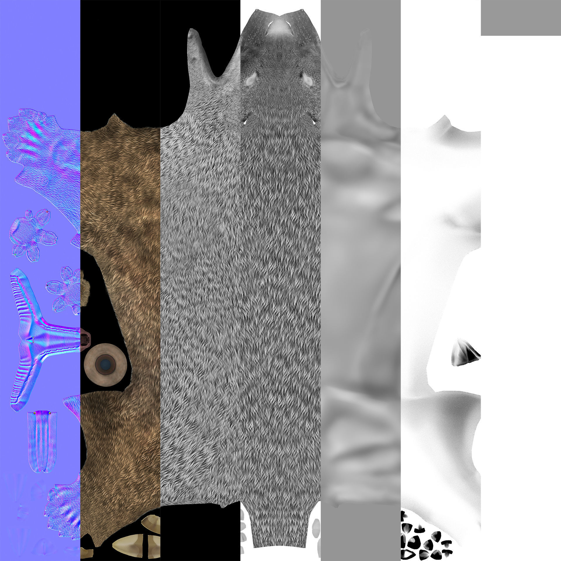 Extinct animals pack version 12 3D model_35