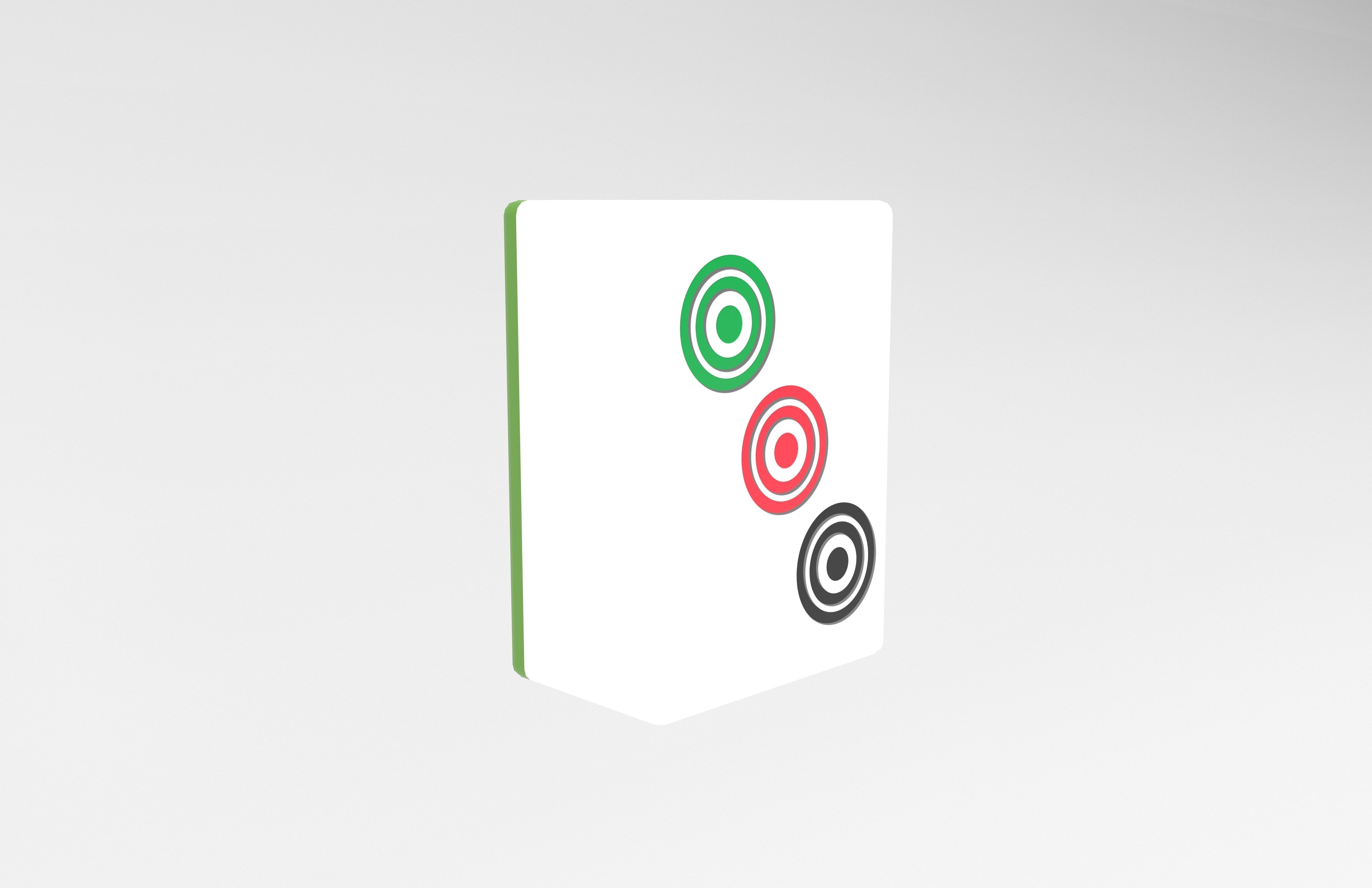 Mahjong V1 Mega Pack Low-poly 3D model_71