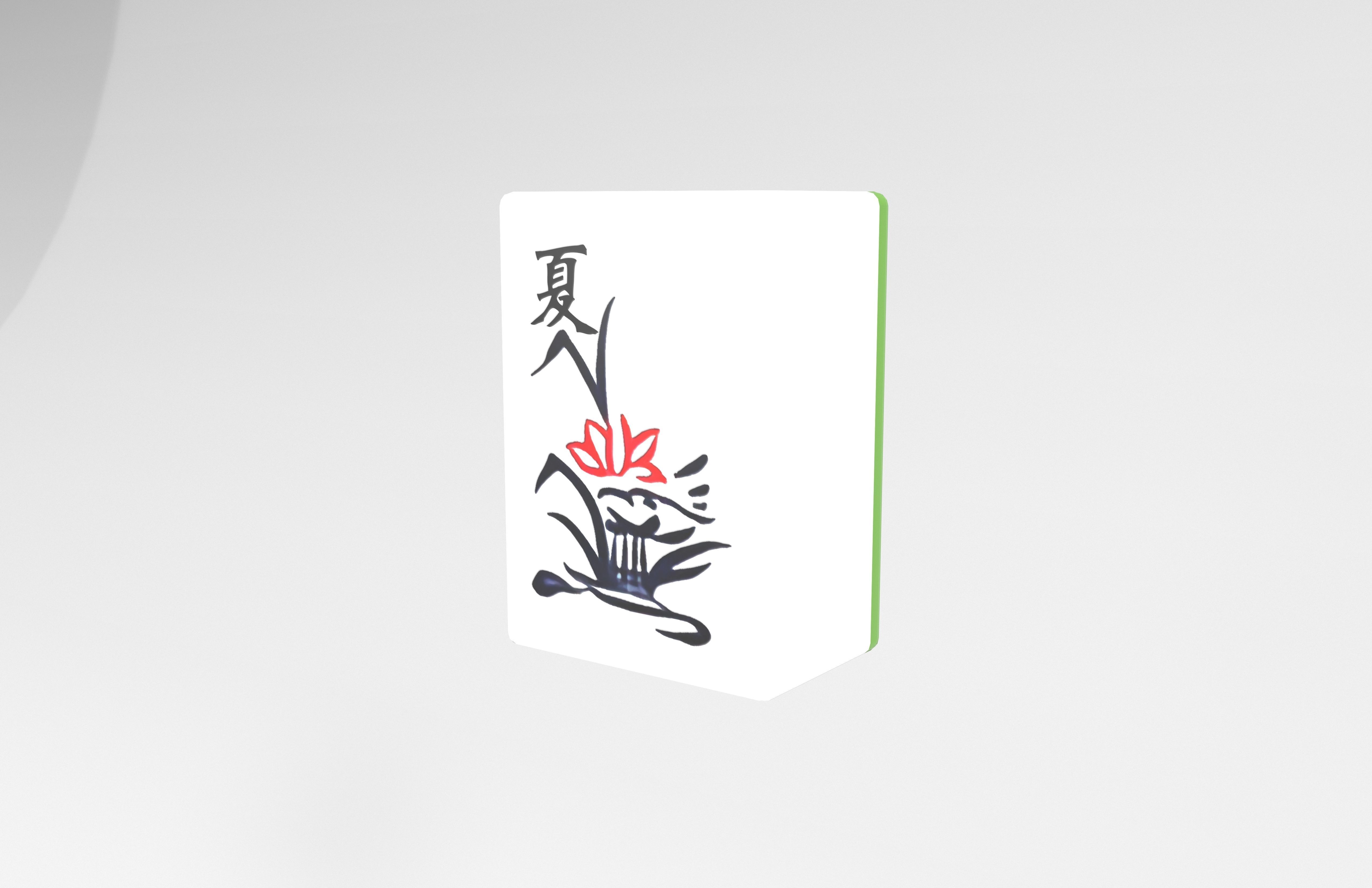 Mahjong V1 Mega Pack Low-poly 3D model_114