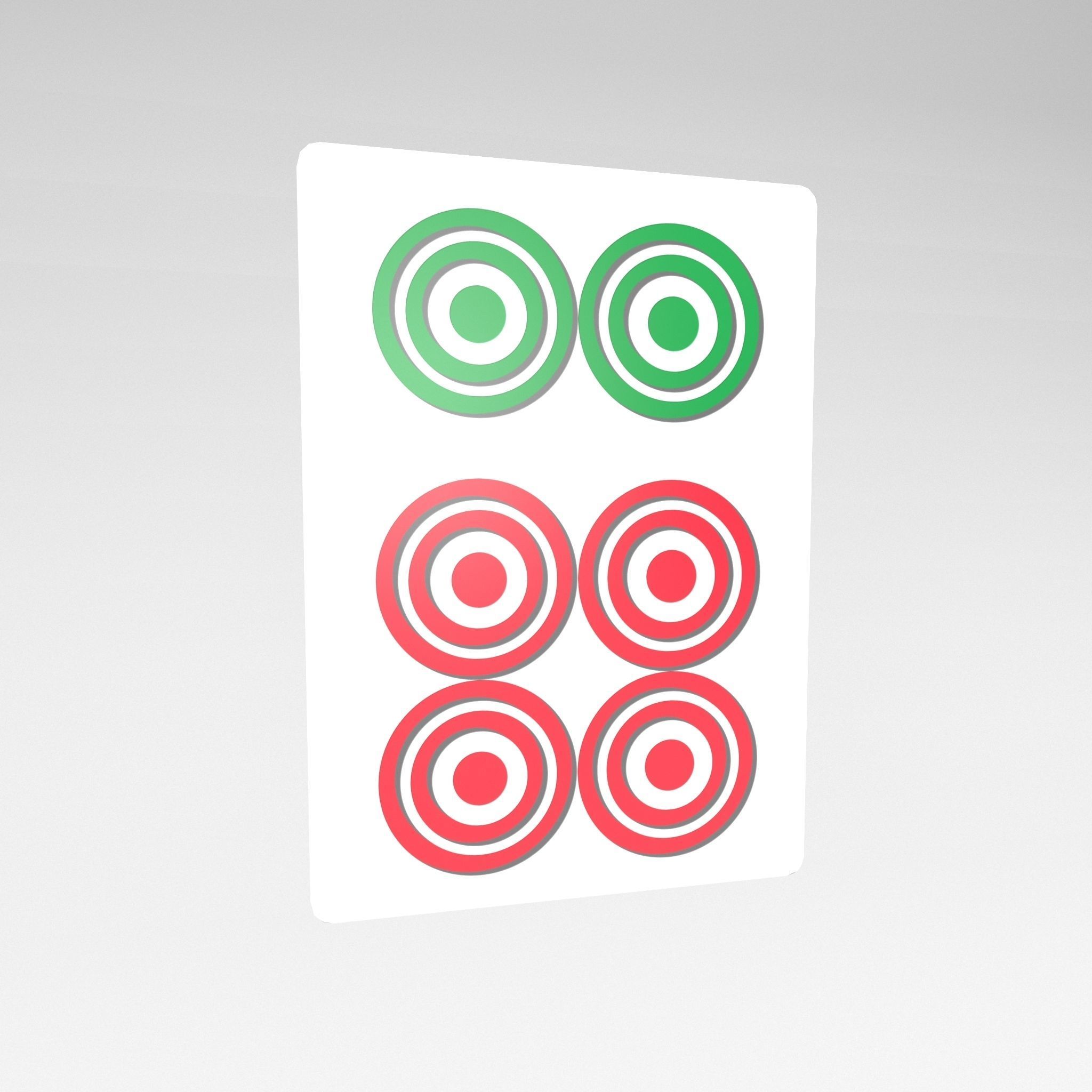 Mahjong V1 Mega Pack Low-poly 3D model_24