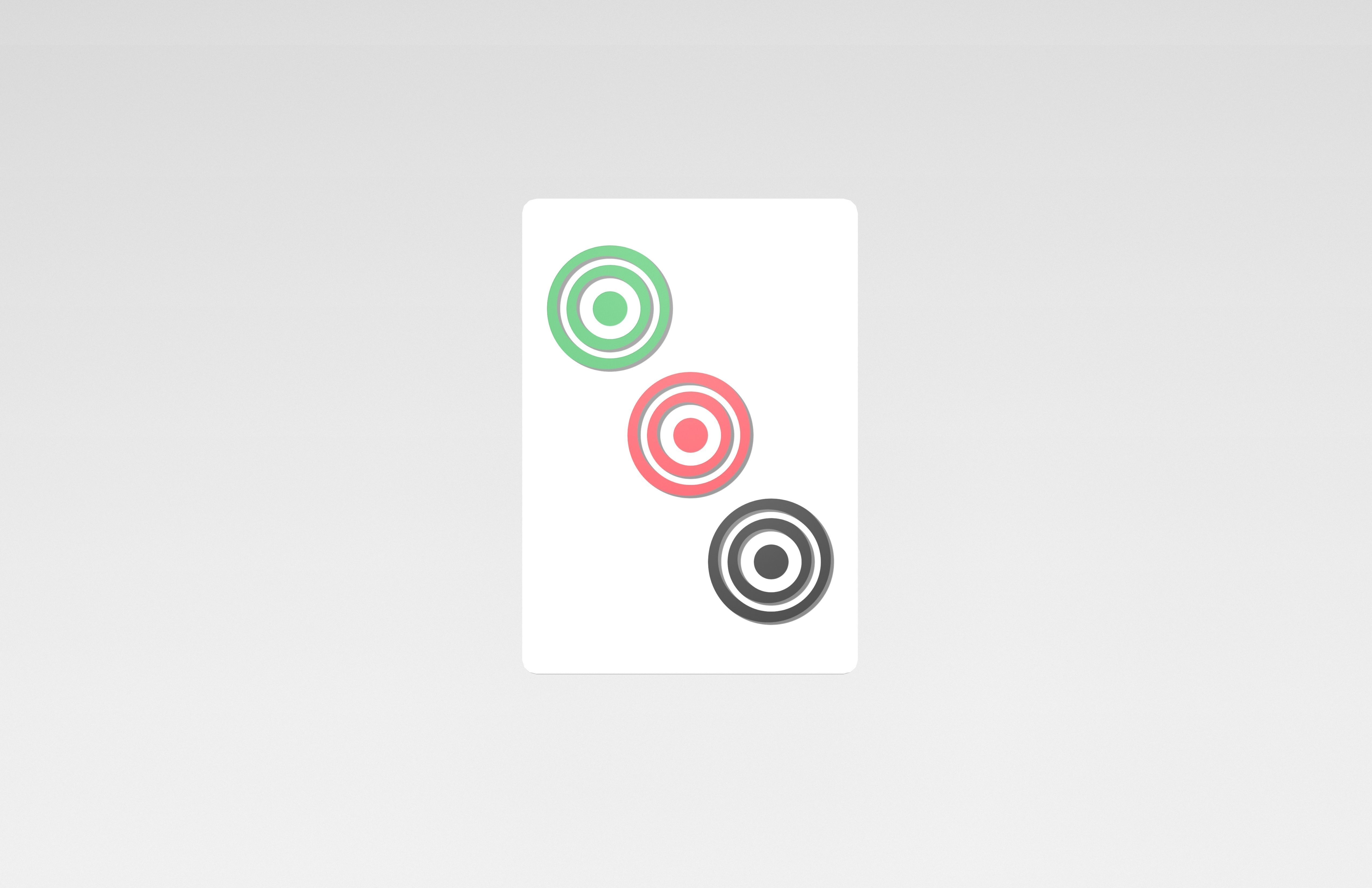 Mahjong V1 Mega Pack Low-poly 3D model_53