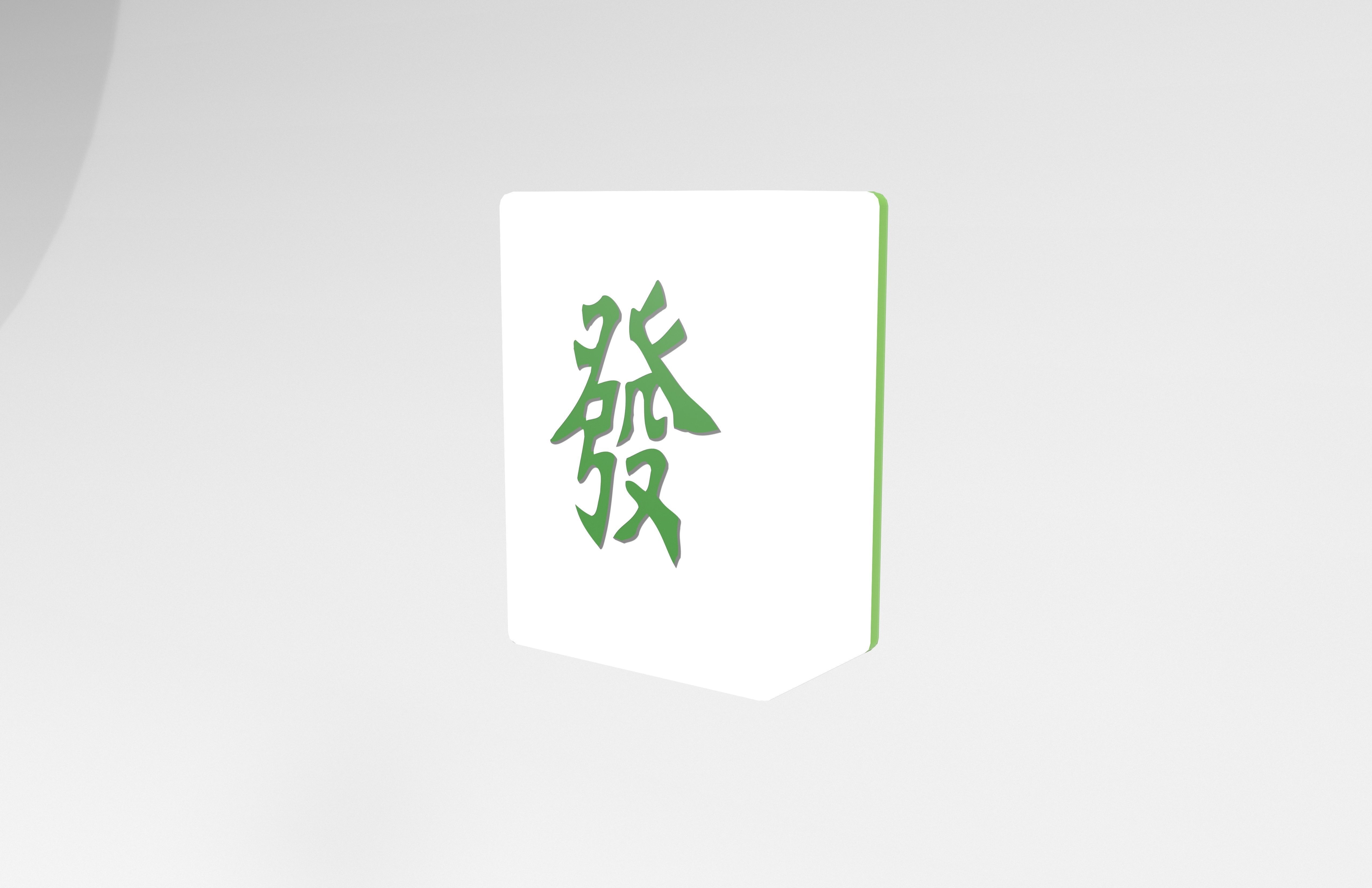 Mahjong V1 Mega Pack Low-poly 3D model_70