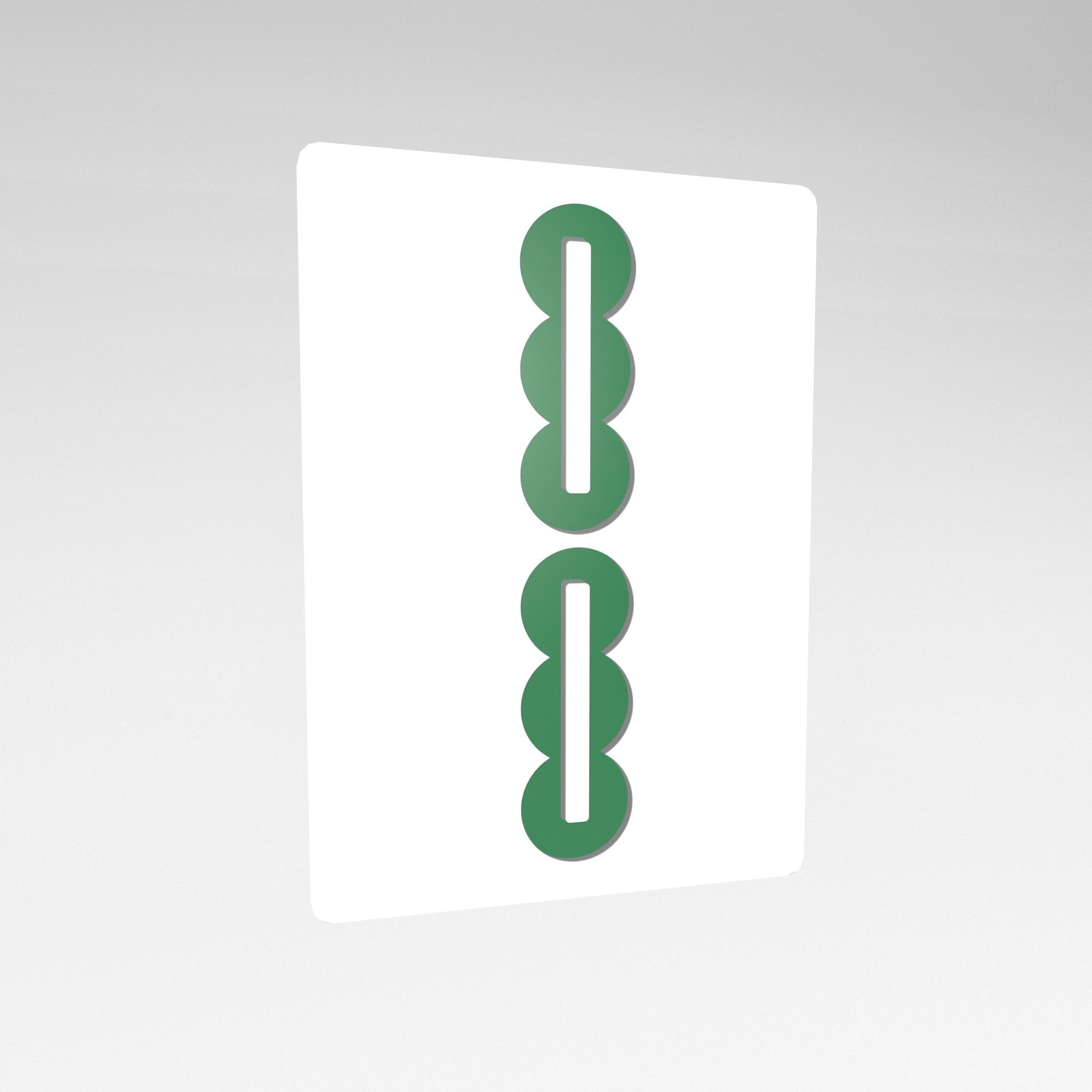 Mahjong V1 Mega Pack Low-poly 3D model_25