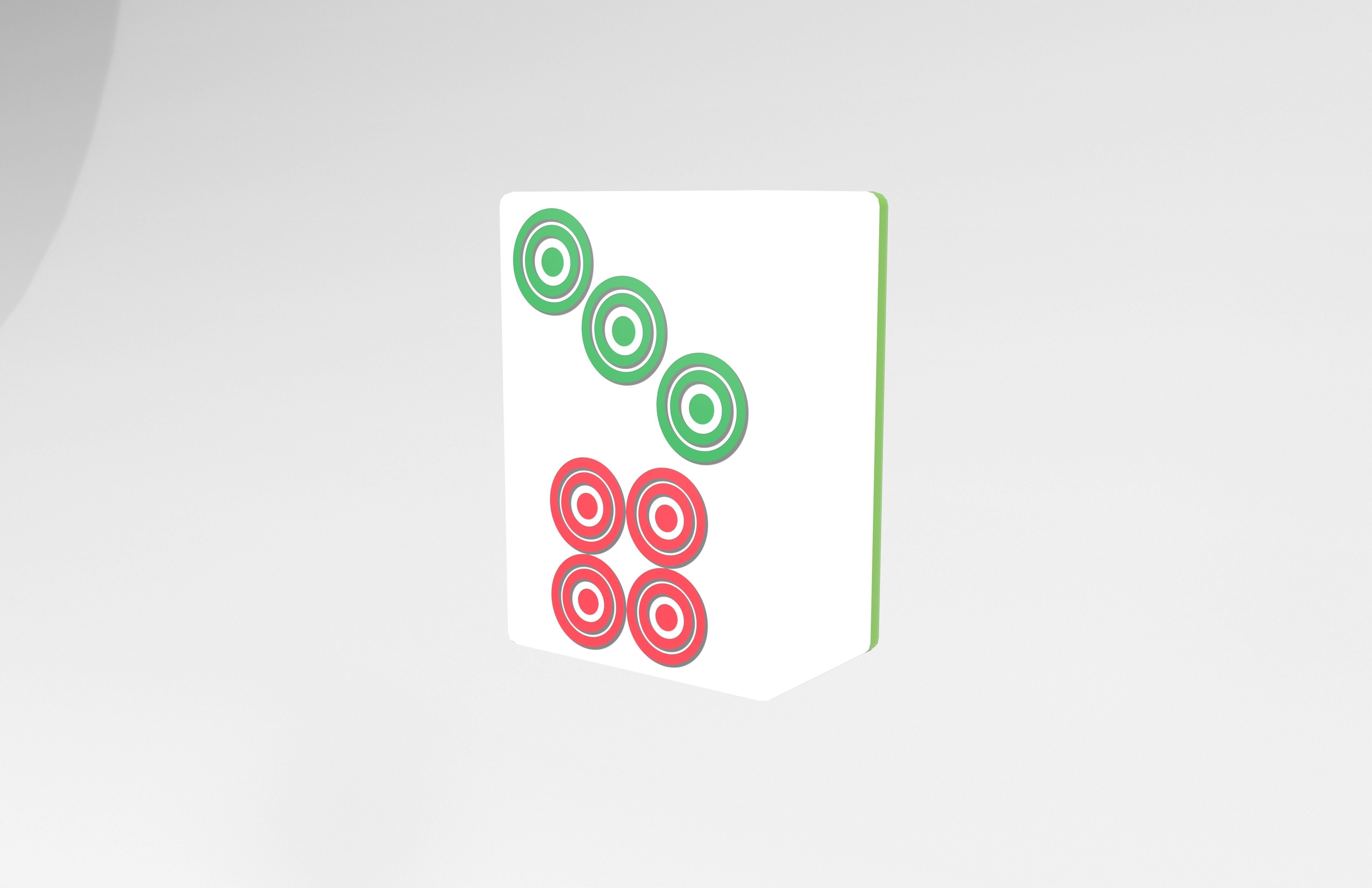 Mahjong V1 Mega Pack Low-poly 3D model_109