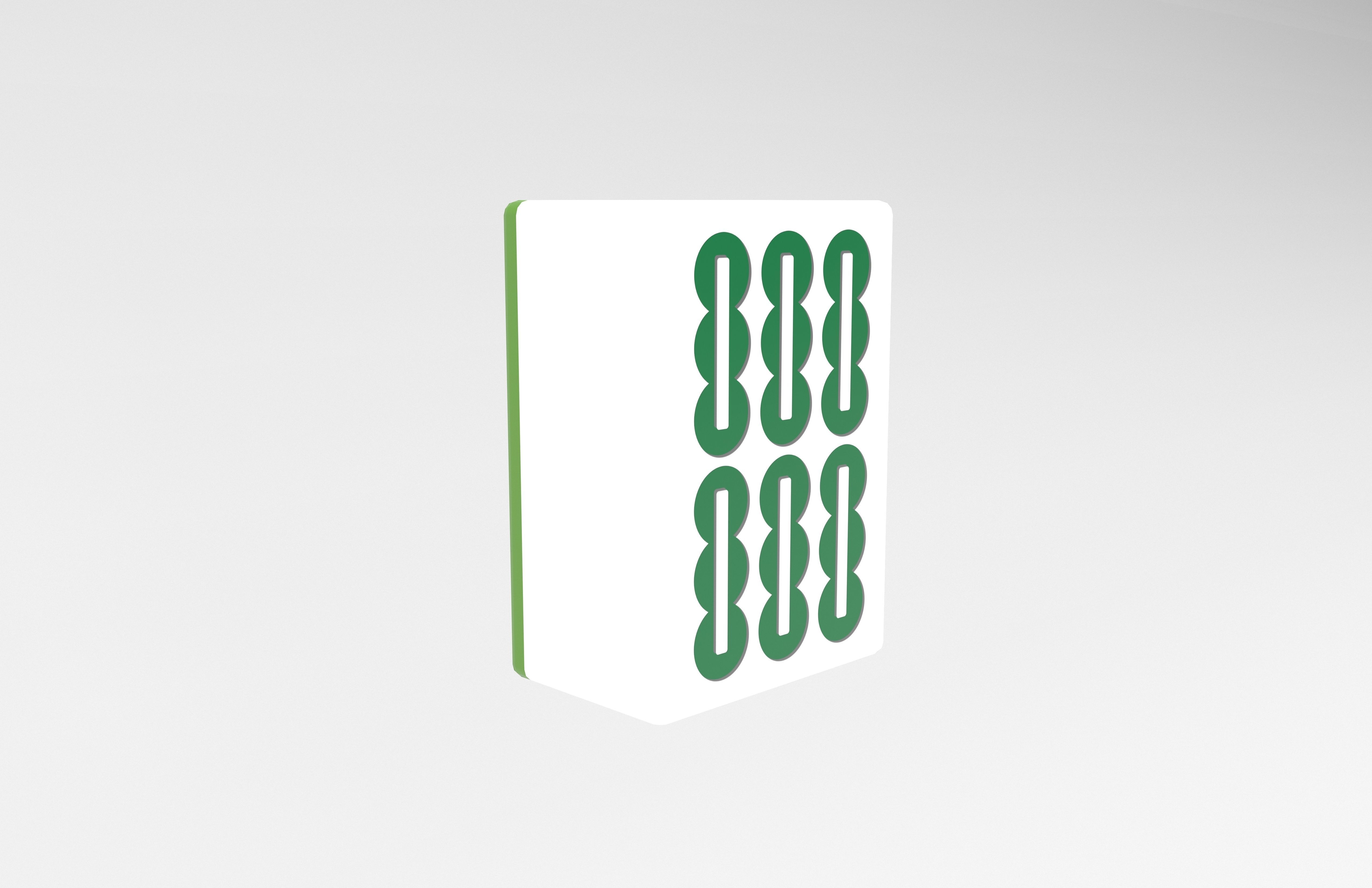 Mahjong V1 Mega Pack Low-poly 3D model_138