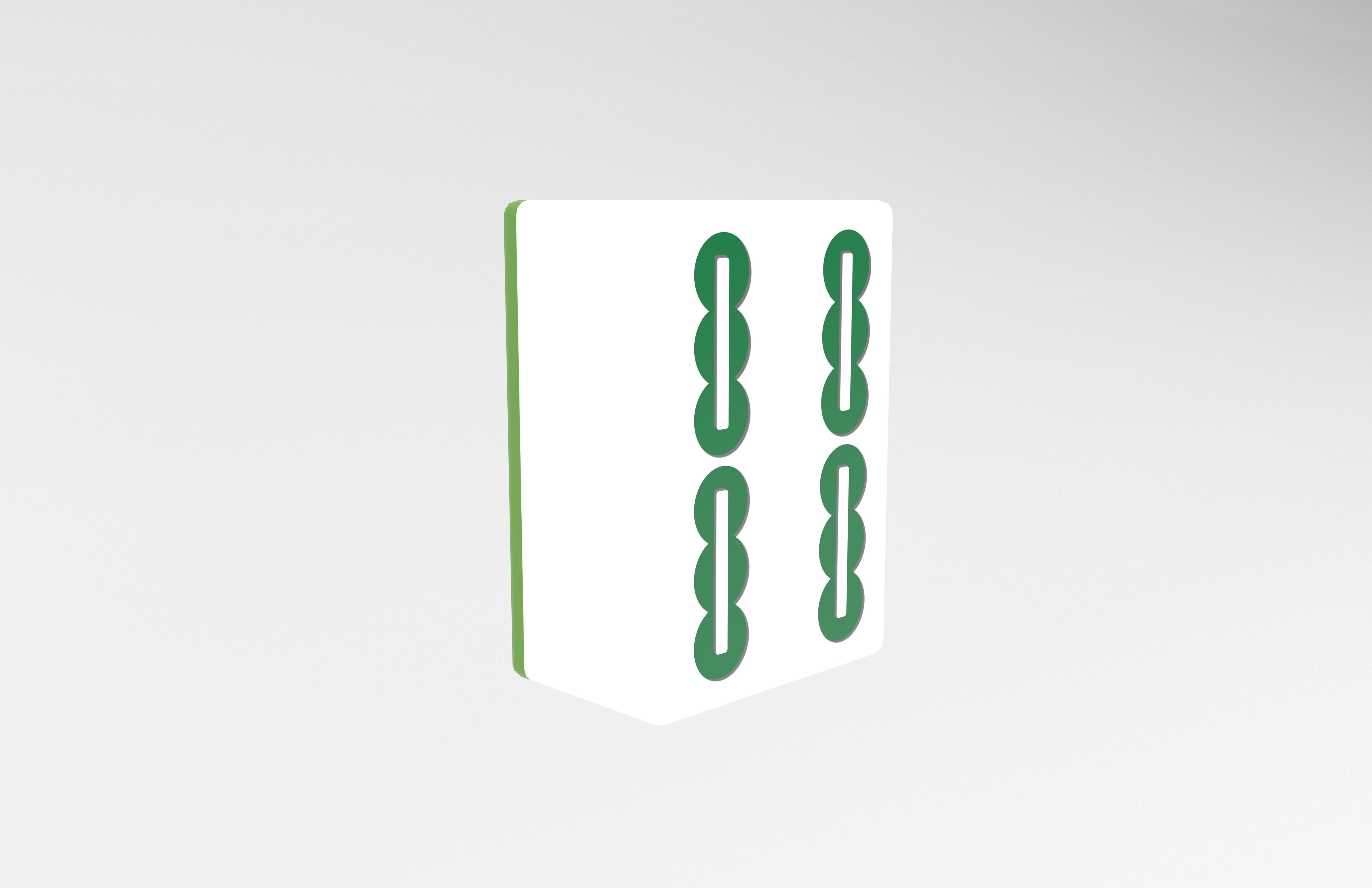 Mahjong V1 Mega Pack Low-poly 3D model_136