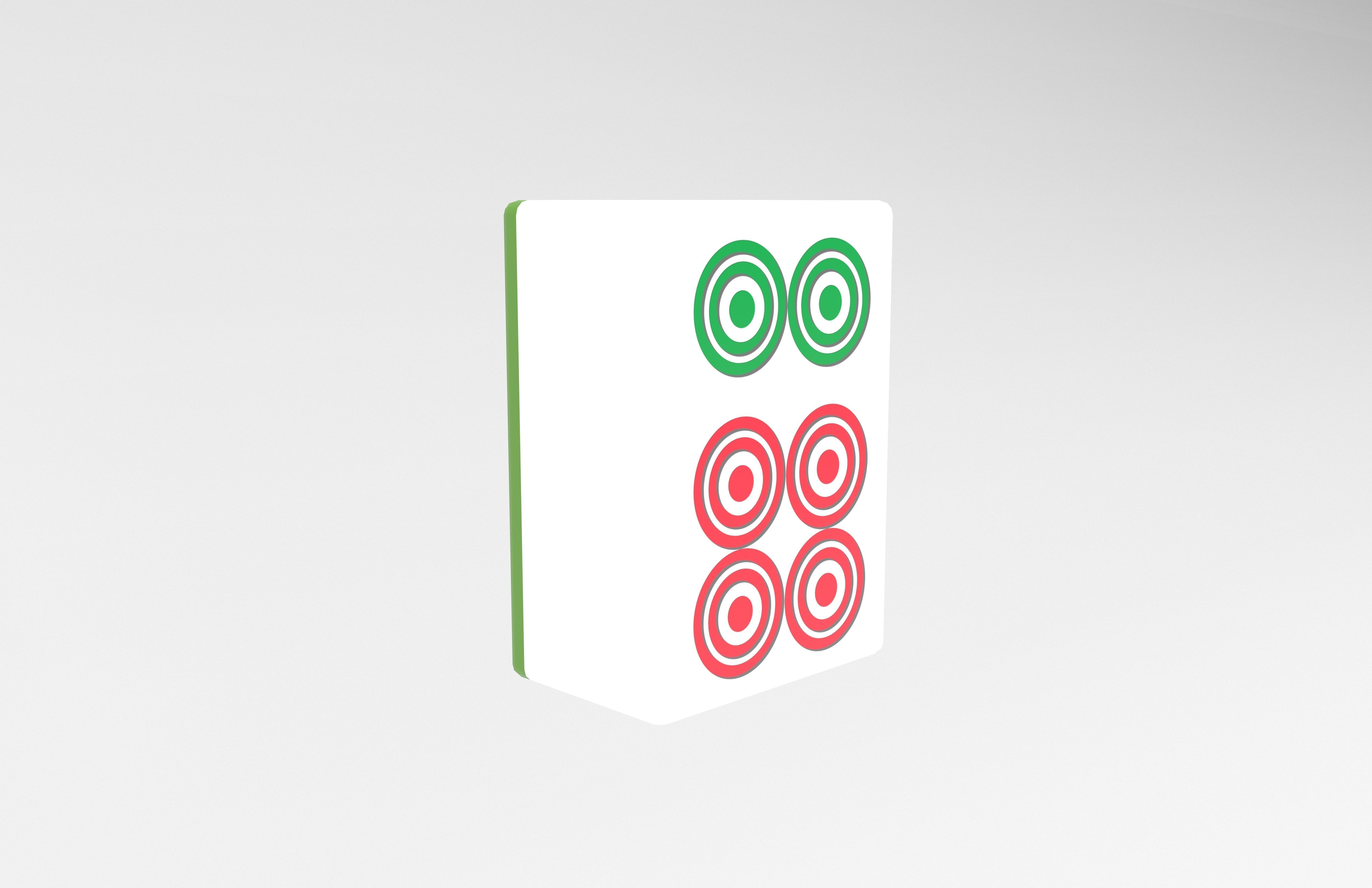 Mahjong V1 Mega Pack Low-poly 3D model_103