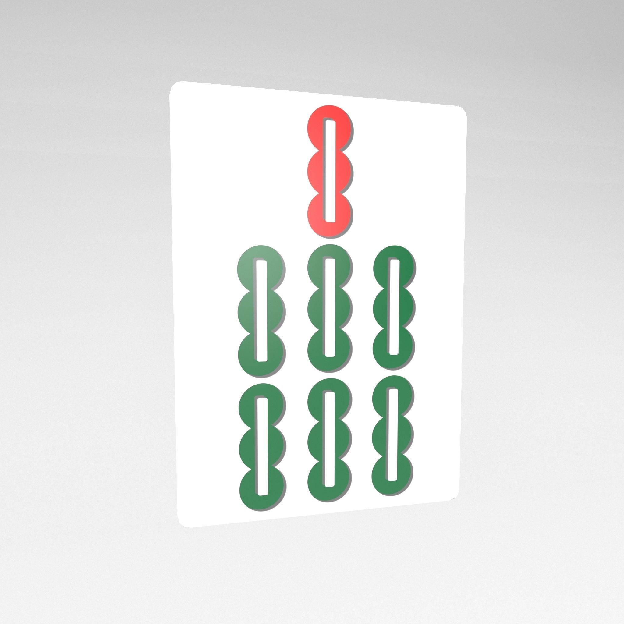 Mahjong V1 Mega Pack Low-poly 3D model_36