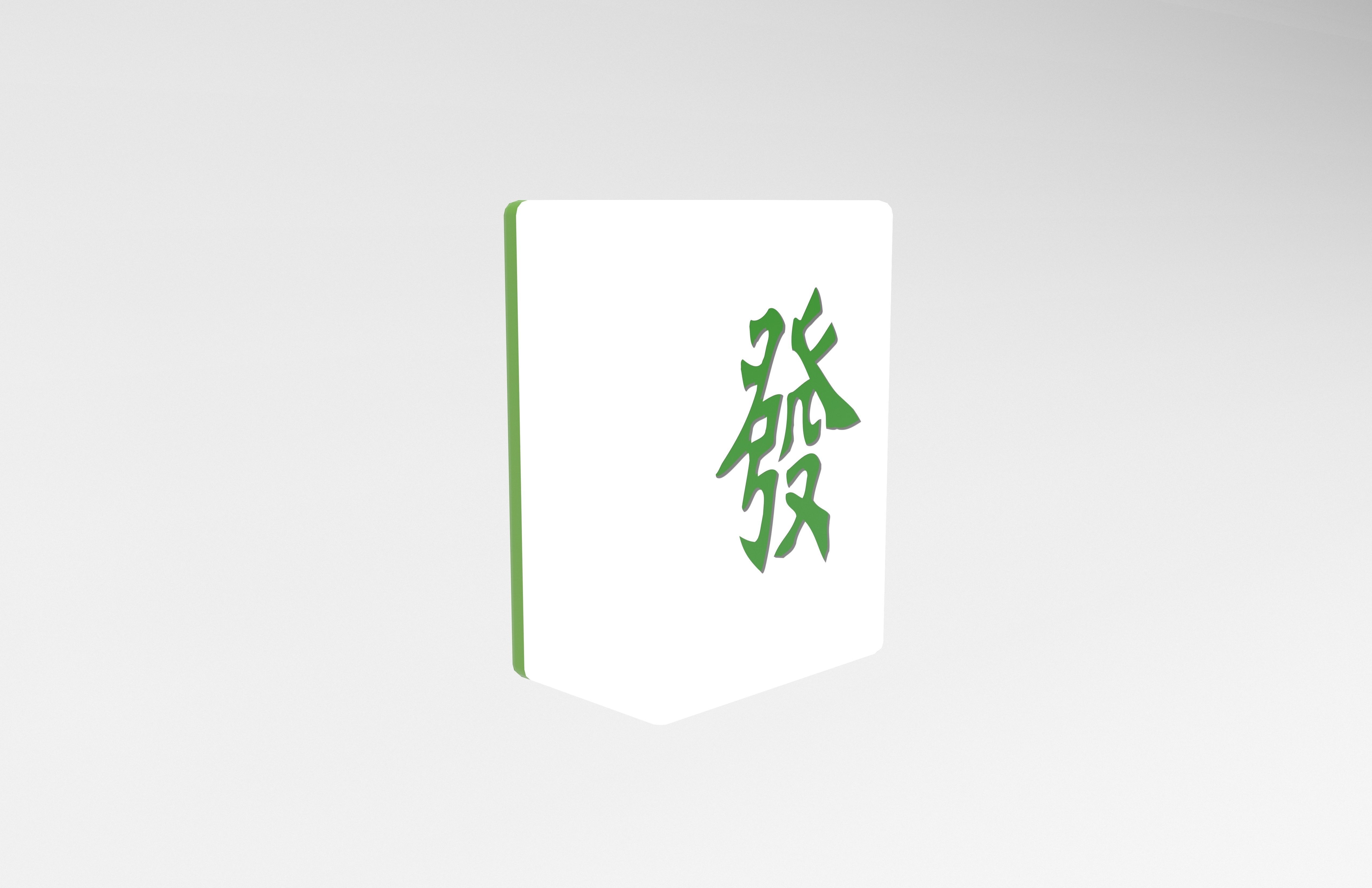 Mahjong V1 Mega Pack Low-poly 3D model_67