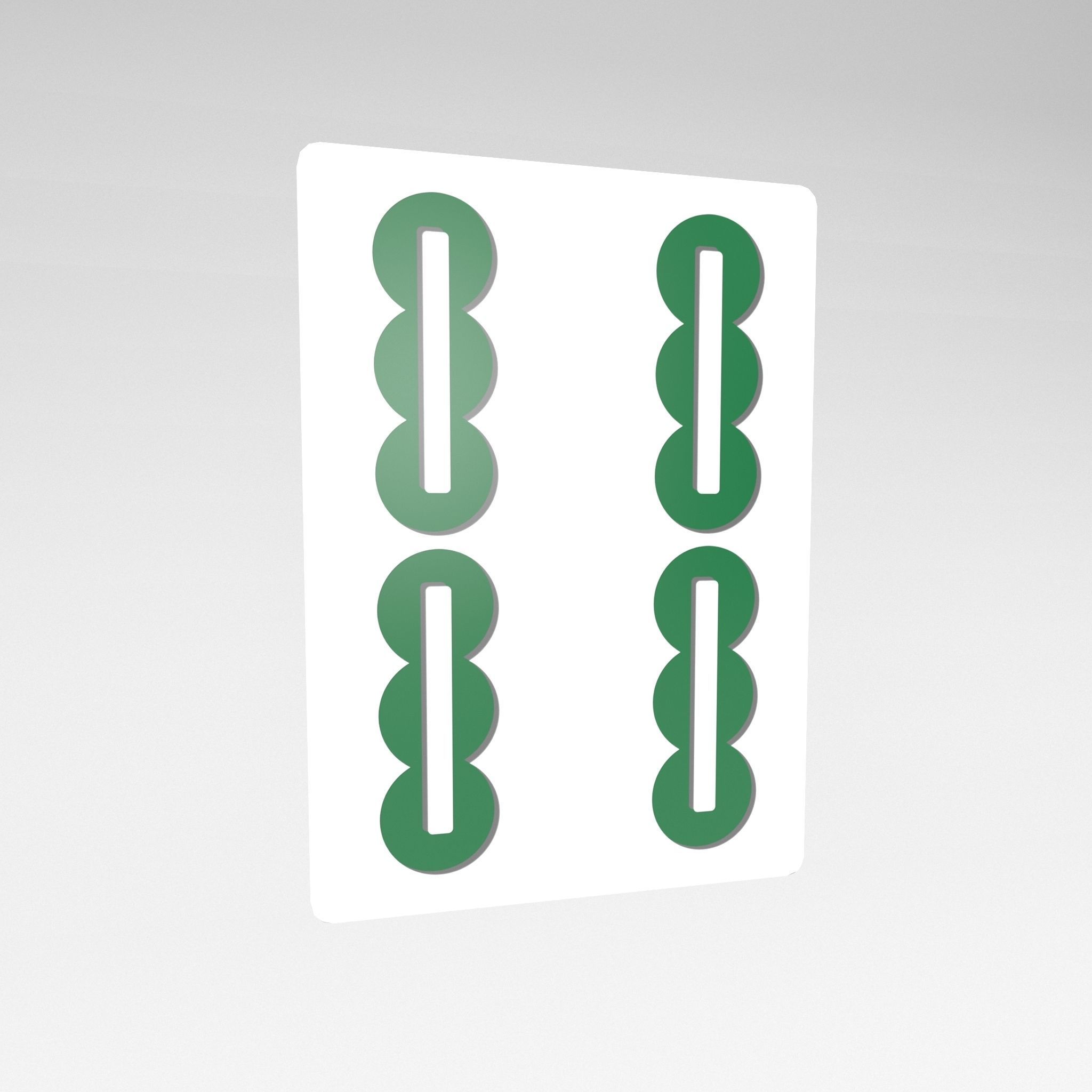 Mahjong V1 Mega Pack Low-poly 3D model_31