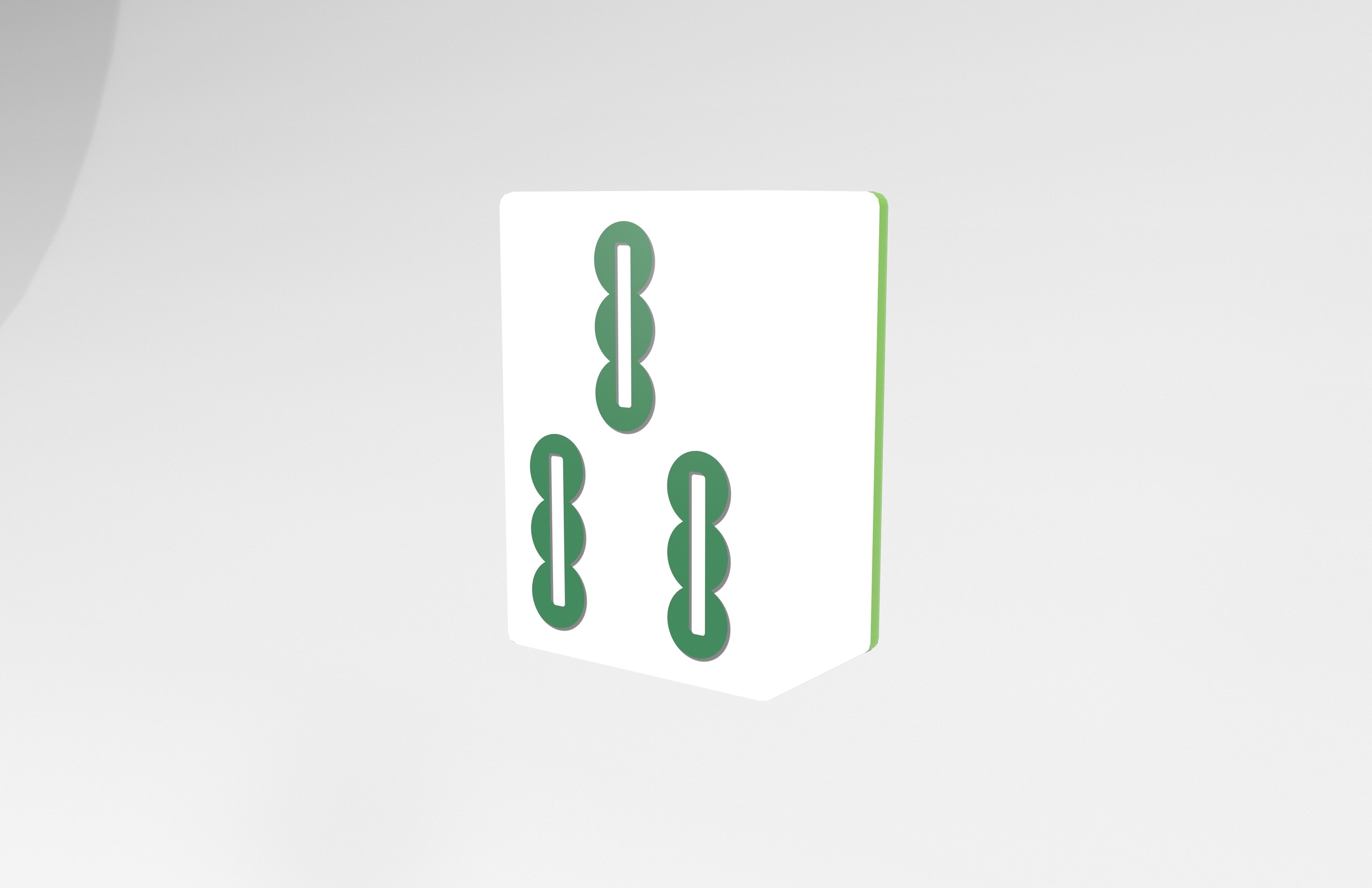 Mahjong V1 Mega Pack Low-poly 3D model_85